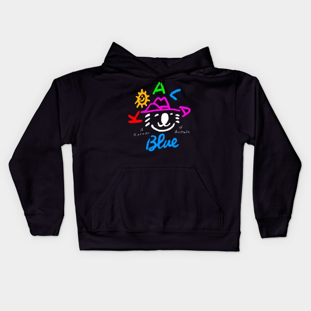 koala blue olivia newton john Kids Hoodie by Brunocoffee.id